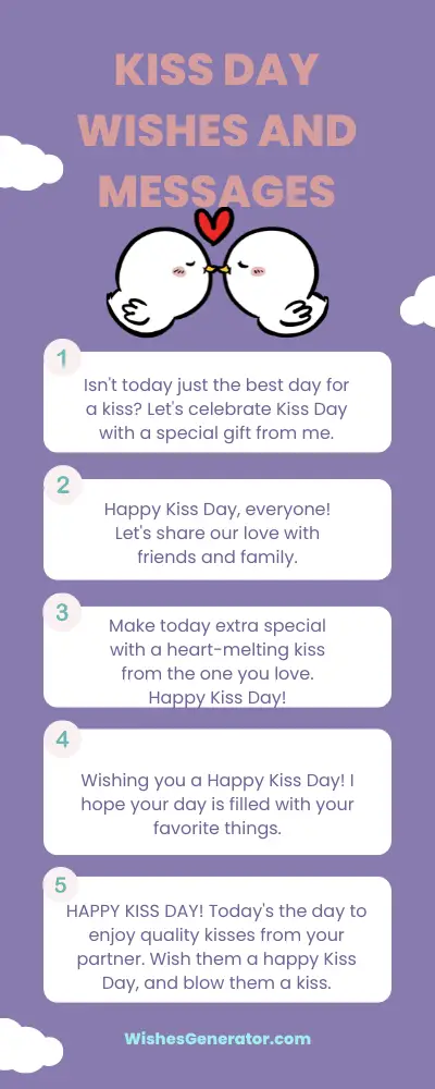 70 Kiss Day Wishes and Messages